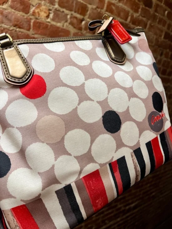 Coach Poppy Watercolor Tote - Picture 7 of 13